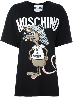 Moschino Printed Rat-A-Porter t-shirt