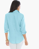 Thumbnail for your product : Chico's Linen Button-Back Shirt