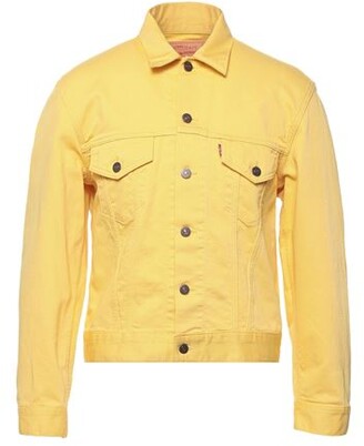 levis yellow denim jacket