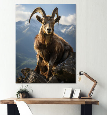 Millwood Pines Brown Ibex Majestic Horns Ibex II - Print