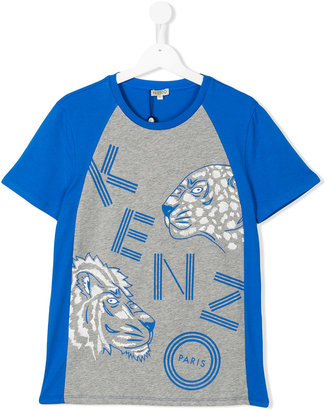 Kenzo Kids - logo print T-shirt - kids - Cotton - 16 yrs