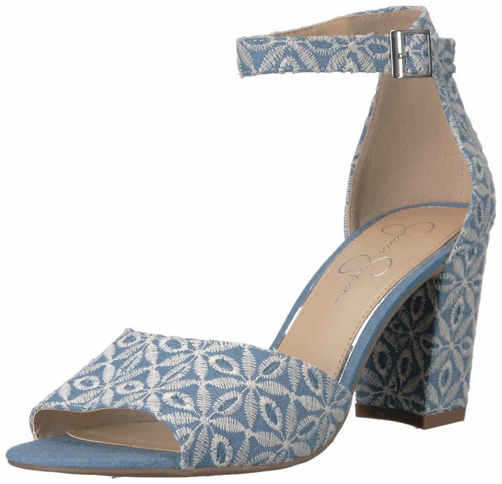 jessica simpson denim heels