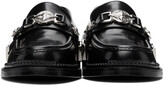 Thumbnail for your product : Toga Pulla Black Leather Hardware Loafers
