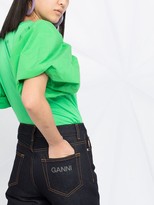 Thumbnail for your product : Ganni High-Rise Straight-Leg Jeans