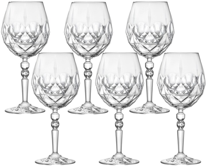 Lorren Home Trends RCR Fusion Crystal Wine Glass (Set of 6)