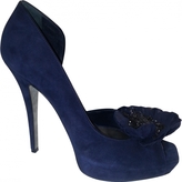 Thumbnail for your product : Barbara Bui Blue Suede Heels