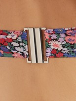 Thumbnail for your product : Ephemera - Liberty Tie-front Bandeau Bikini Top - Blue Multi