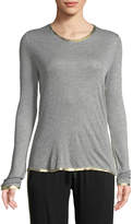 Zadig & Voltaire Willy Foil-Detail Top