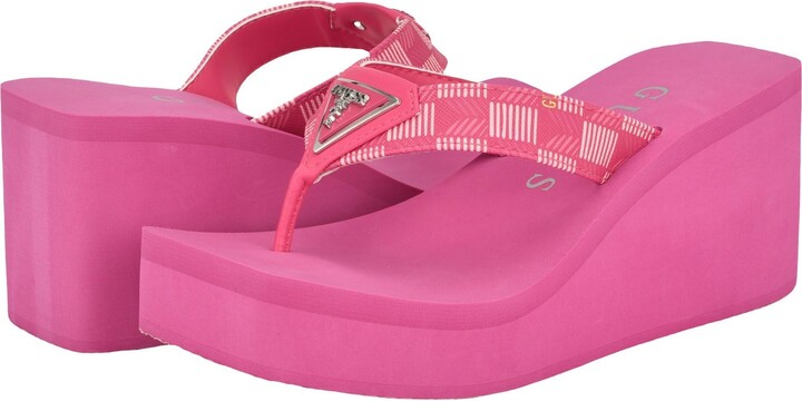 Molle Guess Pink Heels GUESS Women's Pink Sandals ShopStyle