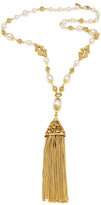 Thumbnail for your product : Ben-Amun Chain Tassel Pendant Necklace