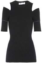 Victoria Beckham Ribbed wool top 