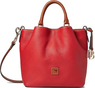 Leather handbag Dooney and Bourke Red in Leather - 25925685