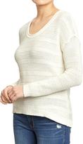 Thumbnail for your product : Old Navy Women's Textured Tonal-Stripe Sweaters