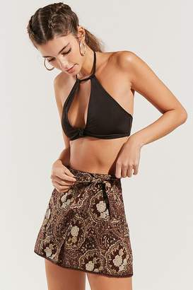 Out From Under Mini Beach Wrap Skirt