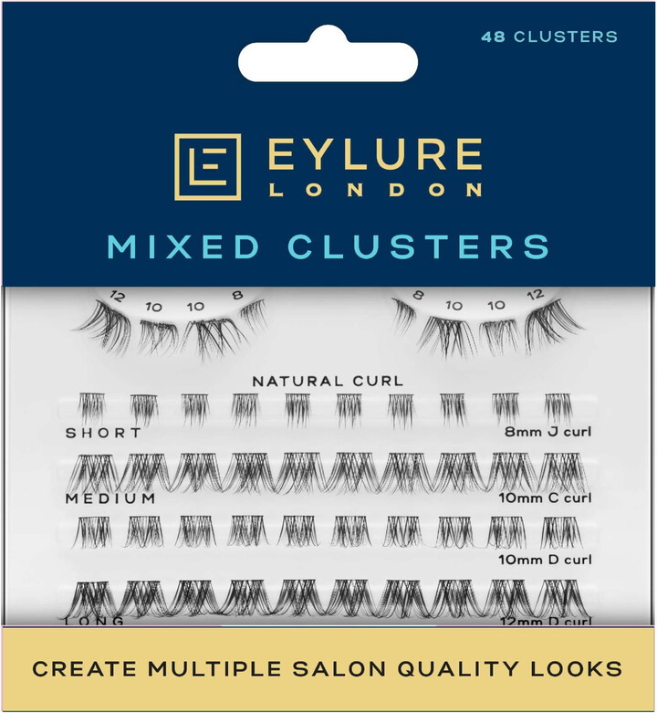 Eylure Natural Curl Mixed Eyelash Cluster Kit