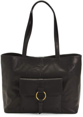 Madison Harness Ring Leather Tote