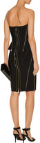 Thumbnail for your product : Herve Leger Zip-embellished bandage peplum dress
