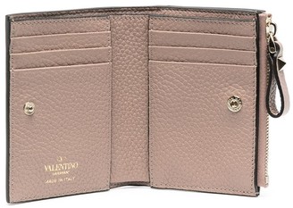 Valentino Garavani Rockstud grained leather wallet