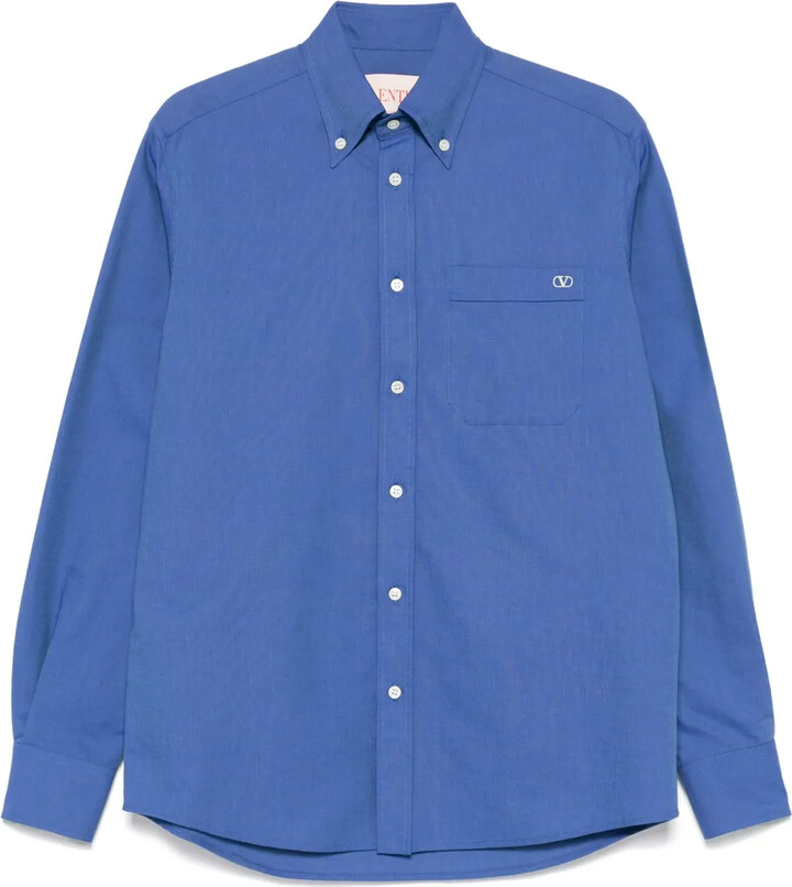 Valentino Garavani VLogo-embroidered shirt