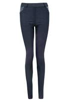 Thumbnail for your product : Select Fashion Womens Blue New Lace Pocket Jegging - size 6
