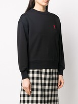 Thumbnail for your product : AMI Paris Ami de Coeur embroidered sweatshirt