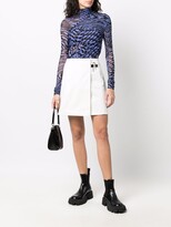 Thumbnail for your product : Givenchy Asymmetric Padlock Skirt