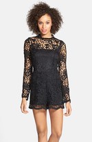 Thumbnail for your product : Charlie Jade Lace Mock Neck Romper