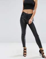 Thumbnail for your product : ASOS Leather Look Stretch Skinny Pants