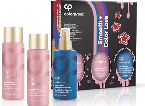 Smooth Shampoo Conditioner Free Pre-Tox Spray Set Womens Color Proof