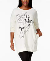 Thumbnail for your product : Melissa McCarthy Plus Size Le Meow Sweater