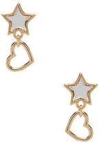 Thumbnail for your product : Marc by Marc Jacobs All Stars Star and Heart Earring