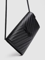 Thumbnail for your product : Saint Laurent Monogram Embossed Leather Chain Wallet
