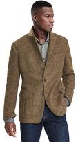 Thumbnail for your product : Banana Republic Slim Heritage Brown Textured Wool Blazer