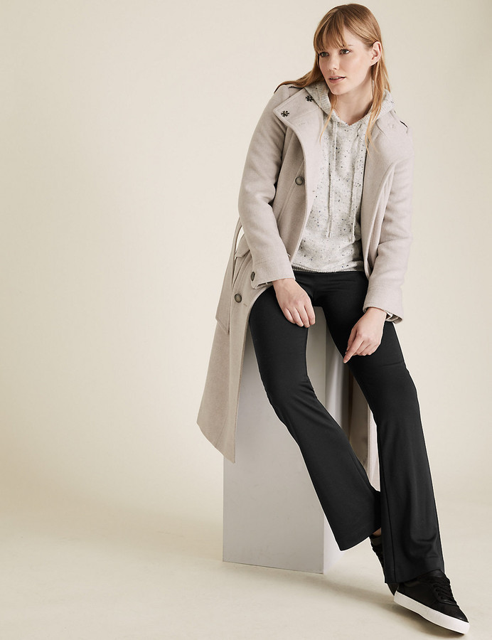 slim bootcut trousers