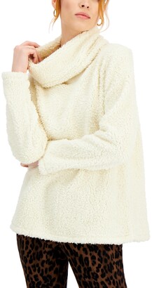 petite sherpa pullover
