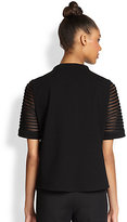 Thumbnail for your product : Lafayette 148 New York Lattice-Detail Jacket