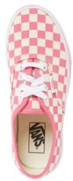 Thumbnail for your product : Vans Toddler Girl's 'Authentic - Checkerboard' Sneaker
