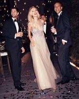 Thumbnail for your product : Jovani Sleeveless High-Slit Embellished Bodice Evening Gown