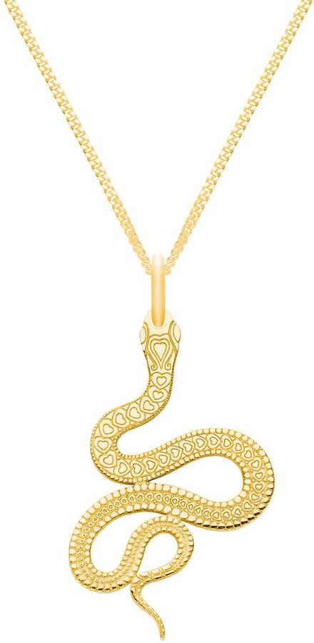 Gold Snake Pendant Necklace | Shop the world's largest collection 