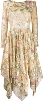 Thumbnail for your product : Etro Floral-Print Scoop-Back Midi Dress