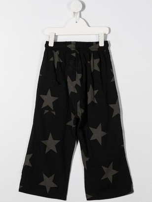 Nununu Star-Print Wide-Leg Trousers