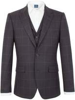 Thumbnail for your product : Men's Aston & Gunn Oakworth check tailored jacket