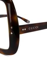 Thumbnail for your product : Gucci Eyewear tortoiseshell squared glasses