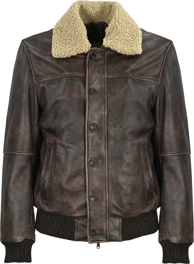 D'Amico Leather Jacket - ShopStyle