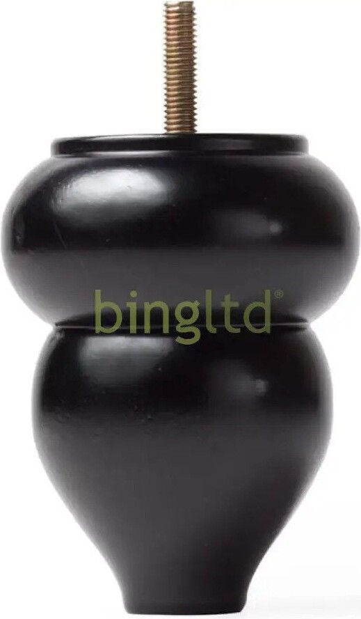 Bingltd - 5" Espresso Profile Sofa Legs Set Of 4 | Hulu-Black