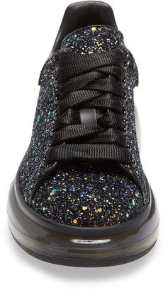 glitter bubble sole platform sneaker