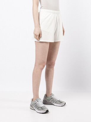 Les Girls Les Boys Embroidered-Logo Track Shorts
