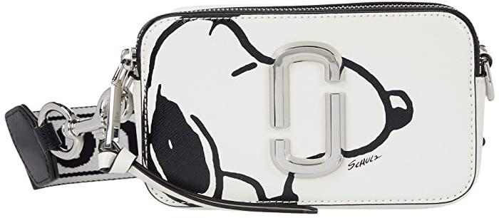 The Marc Jacobs Snapshot Camera Sequins Metallic Silver Leather Crossbody  Bag