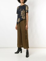 Thumbnail for your product : OSKLEN floral-print asymmetric T-shirt