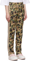 Thumbnail for your product : Palm Angels Green & Brown Camouflage Classic Track Pants